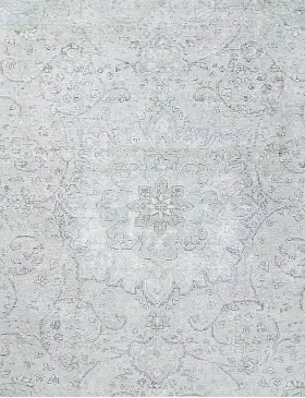Blau Persien Persischer Vintage Teppich 244 x 244 cm - view 3