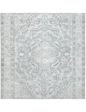 Blau Persien Persischer Vintage Teppich 239 x 239 cm