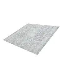 Blau Persien Persischer Vintage Teppich 239 x 239 cm - view 1