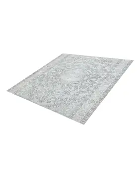 Blau Persien Persischer Vintage Teppich 239 x 239 cm - view 1