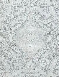 Blau Persien Persischer Vintage Teppich 239 x 239 cm - view 3