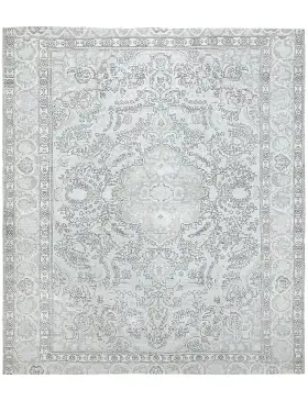 Blau Persien Persischer Vintage Teppich 300 x 239 cm