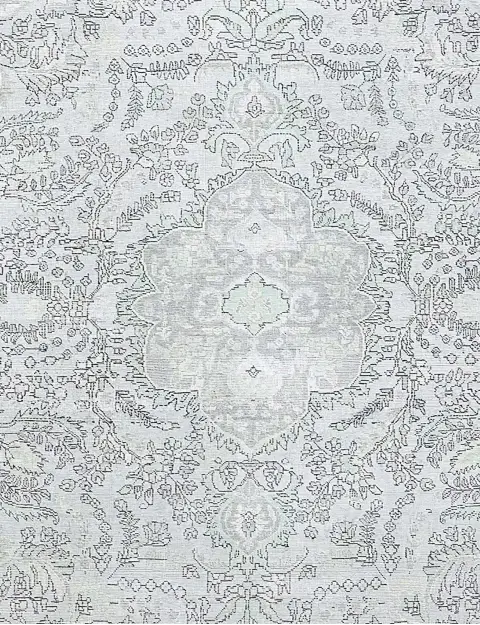 Blå Persien Persisk vintage matta 300 x 239 cm - view 3