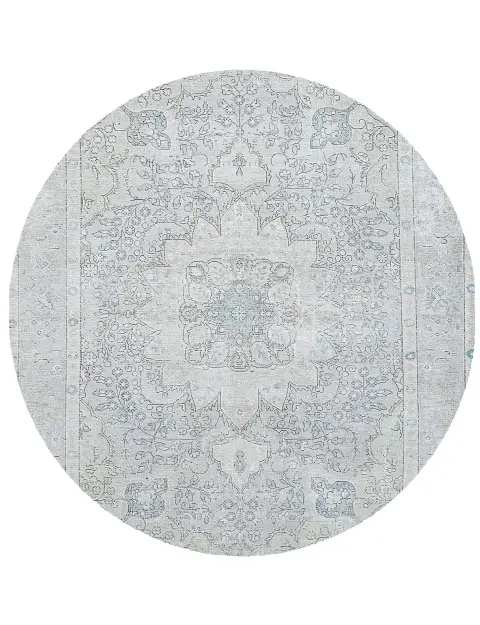 Harmaa Persia Persialaiset vintage matot 196 x 196 cm