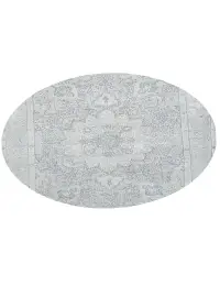 Grau Persien Persischer Vintage Teppich 196 x 196 cm - view 1