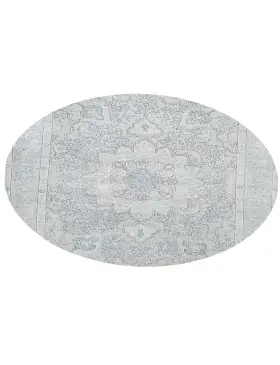 Grau Persien Persischer Vintage Teppich 196 x 196 cm - view 2