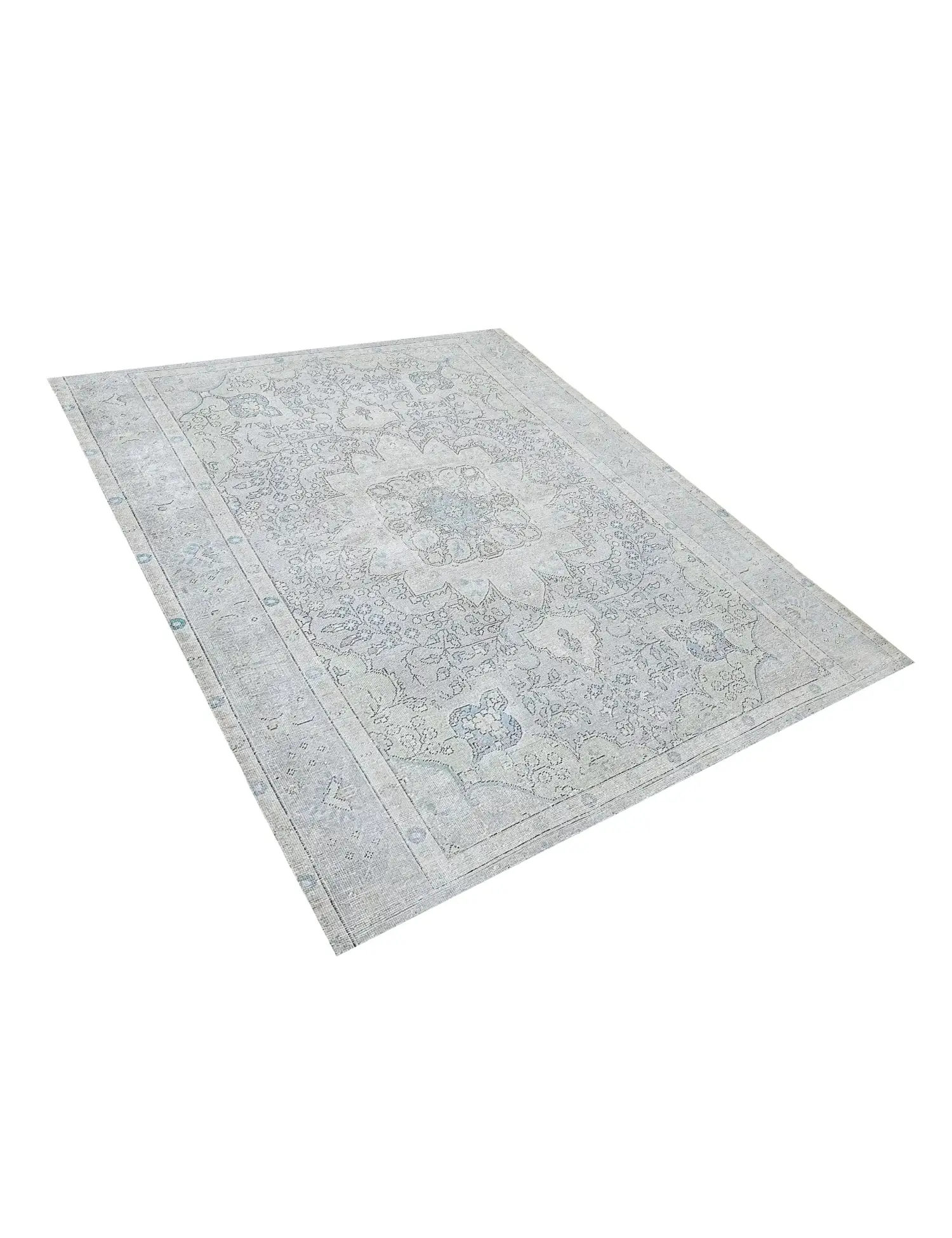 Grise Persan Tapis Persan vintage 250 x 196 cm - Tapis fait main unique