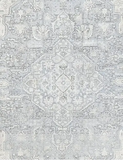 Grise Persan Tapis Persan vintage 192 x 192 cm - view 3