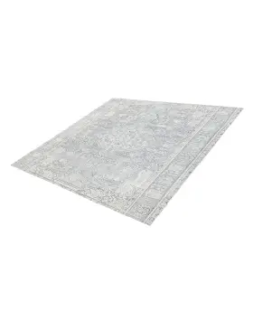 Grau Persien Persischer Vintage Teppich 192 x 192 cm - view 1