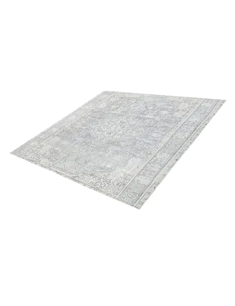 Grise Persan Tapis Persan vintage 192 x 192 cm - view 1
