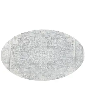 Grau Persien Persischer Vintage Teppich 192 x 192 cm - view 1