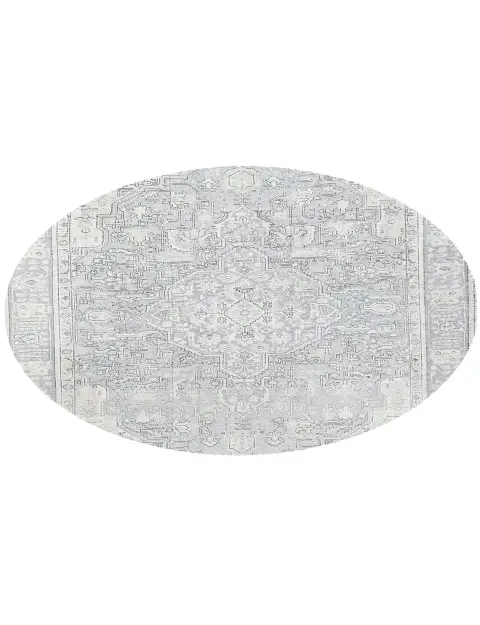Harmaa Persia Persialaiset vintage matot 192 x 192 cm - view 1