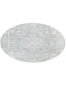 Grau Persien Persischer Vintage Teppich 192 x 192 cm - view 2