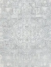 Grau Persien Persischer Vintage Teppich 250 x 192 cm - view 3