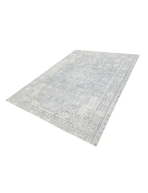 Grijs Perzië Perzisch Vintage Tapijt 250 x 192 cm - view 1