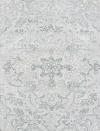 Blau Persien Persischer Vintage Teppich 190 x 190 cm - view 3