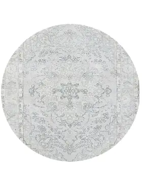 Blue Persia Persian Vintage Carpet 190 x 190 cm