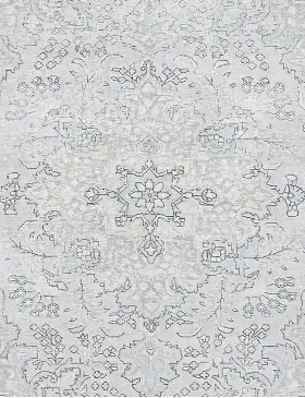 Blue Persia Persian Vintage Carpet 190 x 190 cm - view 3
