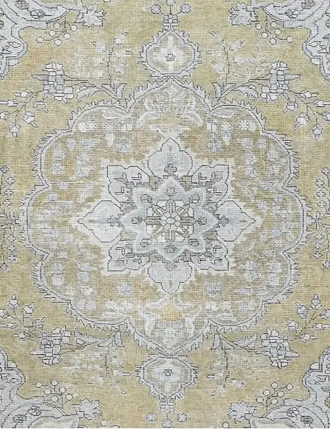 Beige Persia Persisk vintage teppe 192 x 192 cm - view 3
