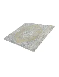 Beige Persien Persischer Vintage Teppich 192 x 192 cm - view 1