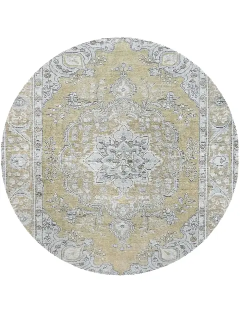 Beige Persia Persisk vintage teppe 192 x 192 cm