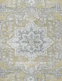 Beige Persien Persischer Vintage Teppich 192 x 192 cm - view 3