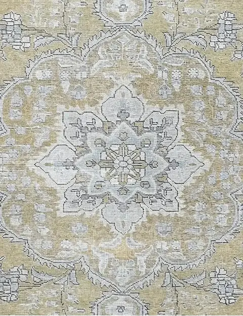 Beige Persia Persisk vintage teppe 192 x 192 cm - view 3