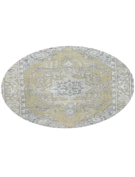 Beige Persien Persischer Vintage Teppich 192 x 192 cm - view 1