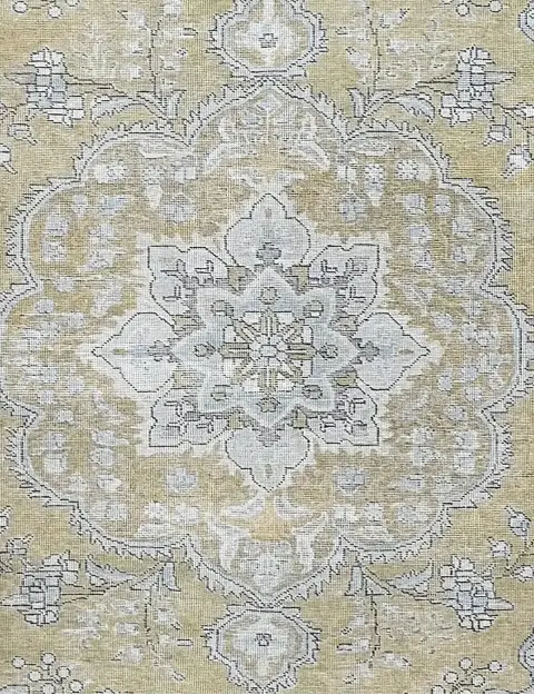 Beige Persia Persisk vintage teppe 250 x 192 cm - view 3