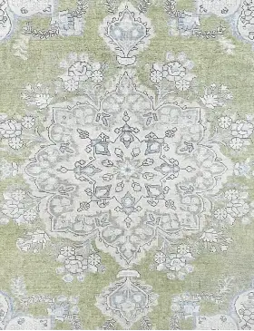 Grün Persien Persischer Vintage Teppich 199 x 199 cm - view 3