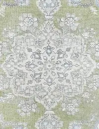 Grün Persien Persischer Vintage Teppich 199 x 199 cm - view 3