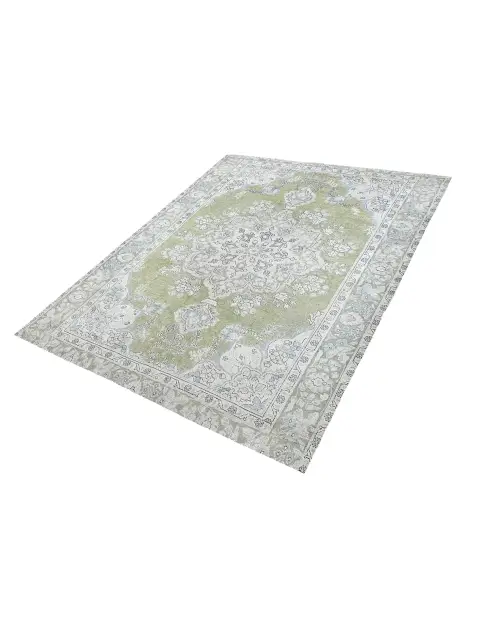 Grün Persien Persischer Vintage Teppich 250 x 199 cm - view 1