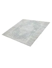 Blau Persien Persischer Vintage Teppich 196 x 196 cm - view 1