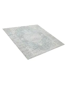 Blau Persien Persischer Vintage Teppich 196 x 196 cm - view 2