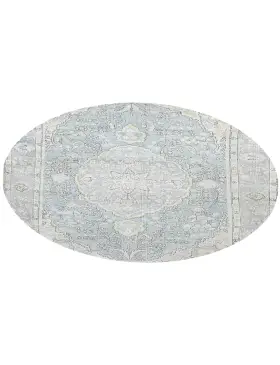 Blau Persien Persischer Vintage Teppich 196 x 196 cm - view 2