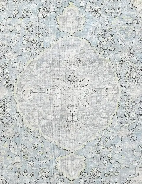 Blau Persien Persischer Vintage Teppich 250 x 196 cm - view 3