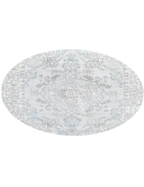 Harmaa Persia Persialaiset vintage matot 201 x 201 cm - view 2