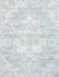 Blau Persien Persischer Vintage Teppich 199 x 199 cm - view 3