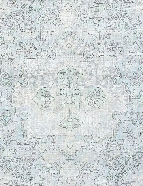 Sininen Persia Persialaiset vintage matot 199 x 199 cm - view 3