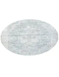 Blau Persien Persischer Vintage Teppich 199 x 199 cm - view 1