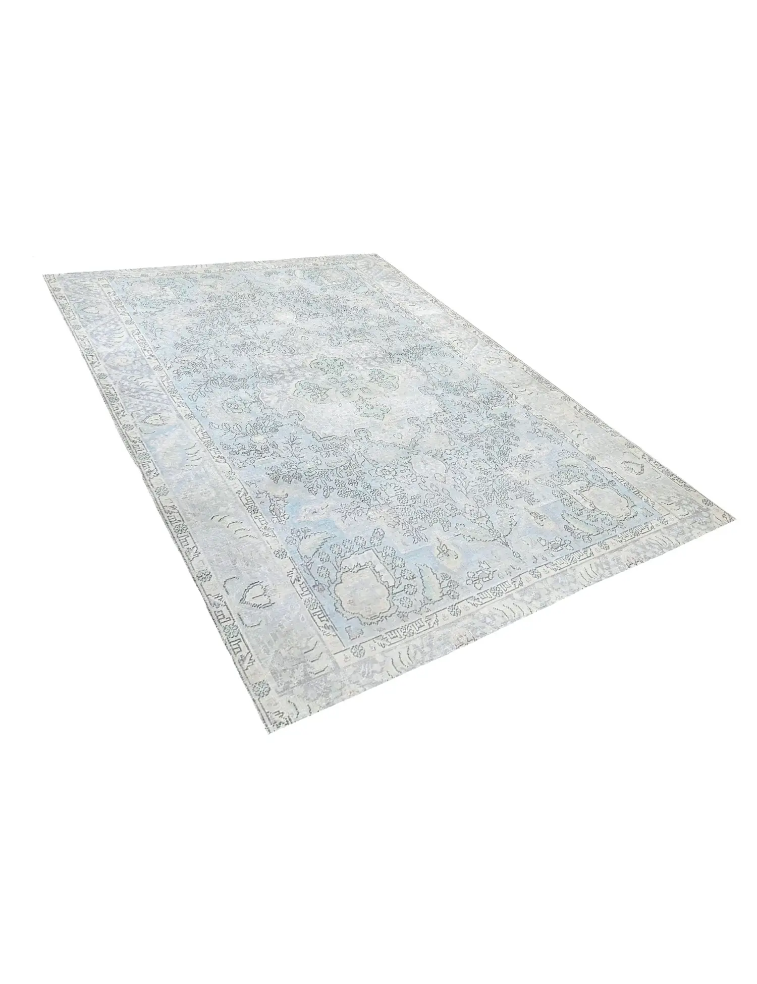  Persien Persischer Vintage Teppich 250 x 199 cm - Einzigartiger handgefertigter Teppich