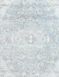 Blau Persien Persischer Vintage Teppich 197 x 197 cm - view 3