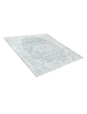 Blau Persien Persischer Vintage Teppich 197 x 197 cm - view 2