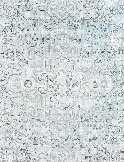 Sininen Persia Persialaiset vintage matot 197 x 197 cm - view 3