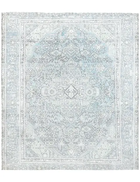 Blå Persia Persisk vintage teppe 250 x 197 cm