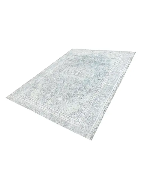 Blå Persia Persisk vintage teppe 250 x 197 cm - view 1
