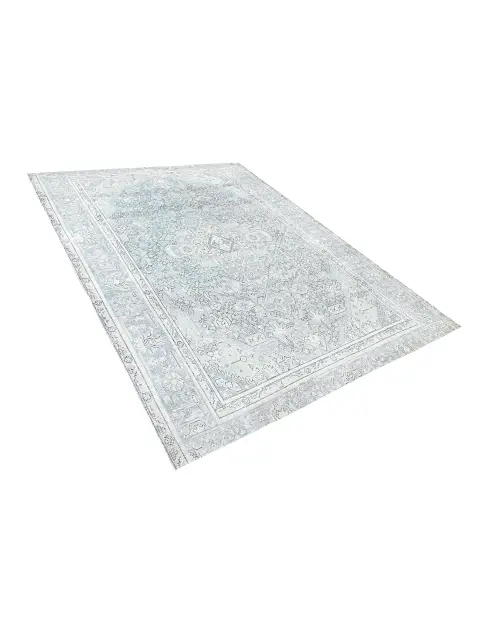 Blå Persia Persisk vintage teppe 250 x 197 cm - view 2