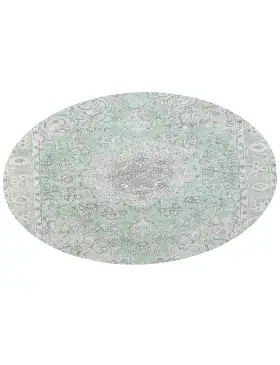 Grün Persien Persischer Vintage Teppich 201 x 201 cm - view 1