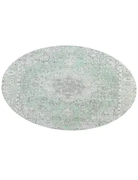 Grün Persien Persischer Vintage Teppich 201 x 201 cm - view 2