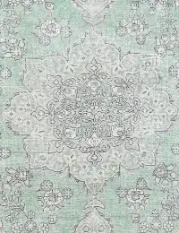 Grün Persien Persischer Vintage Teppich 250 x 201 cm - view 3